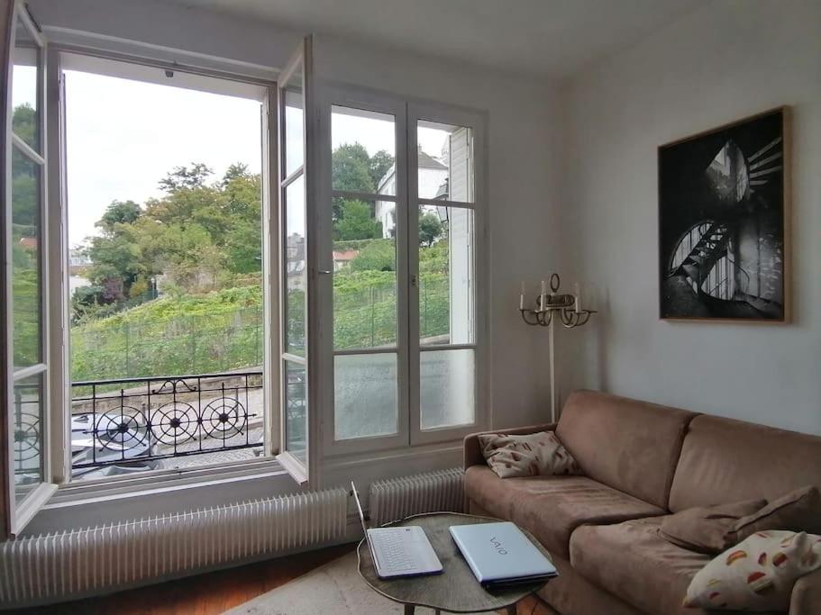 Avec Vue Exceptionnelle A Montmartre. Appartamento Parigi